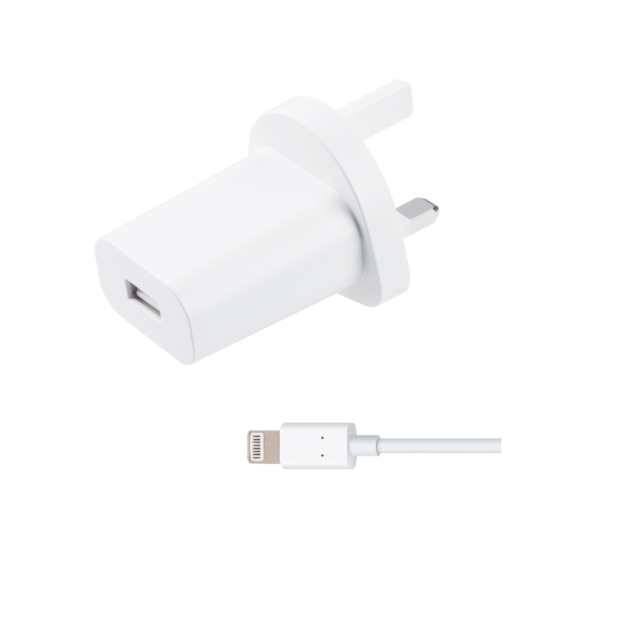 1A (5W) Lightning to USB-A Home Charger UK