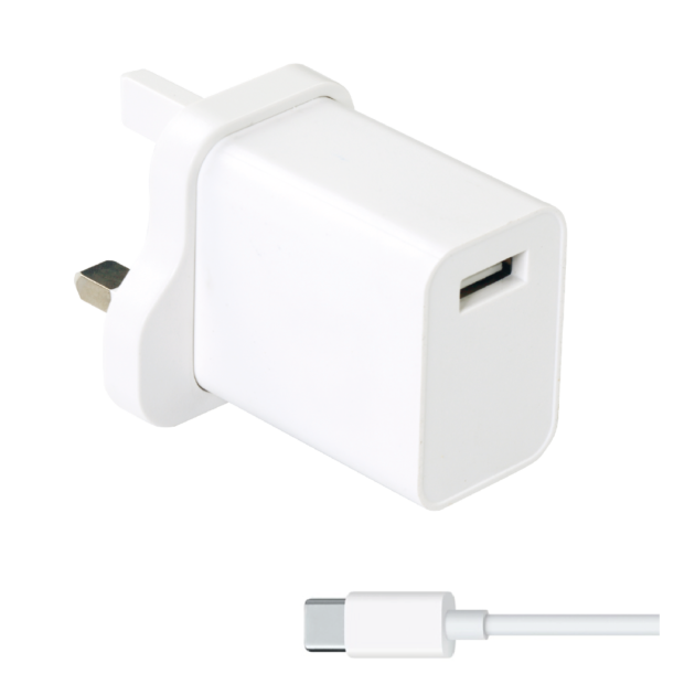 18W QC USB-C to USB-A Home charger UK