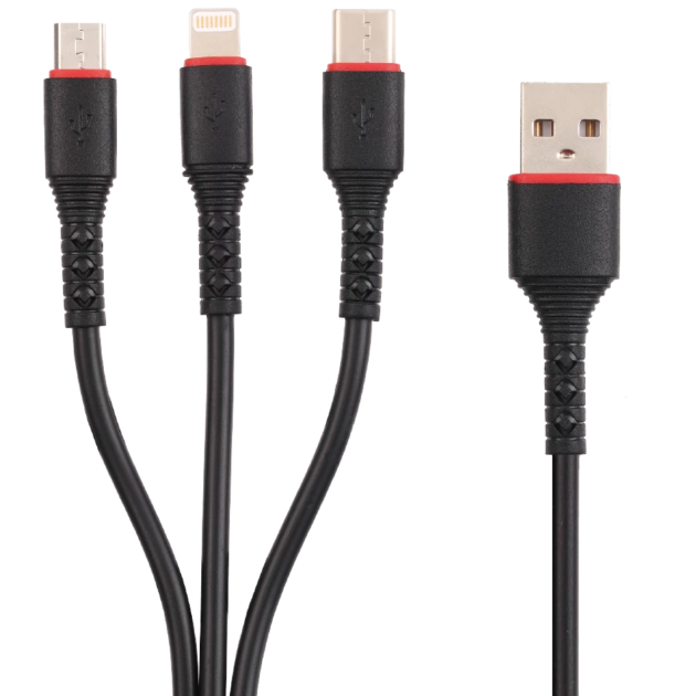3 in 1 Trio-1 Charging Cable