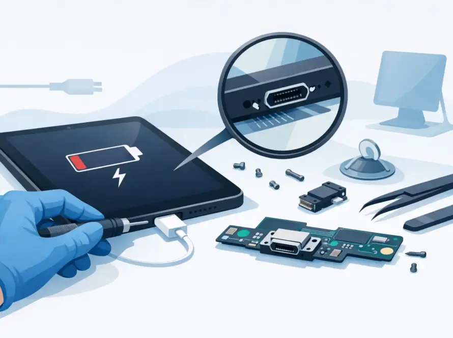 iPad charging port repair: what to expect