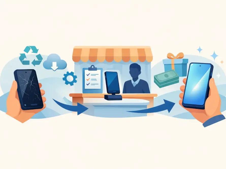 How the Phone Trade In Process Works