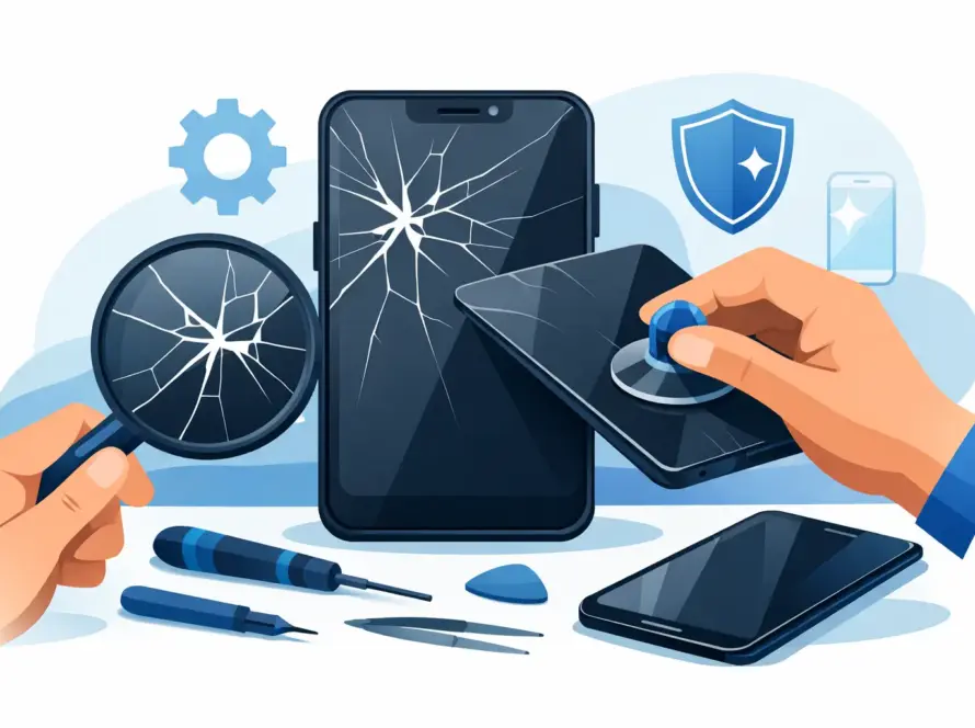 How to Fix a Cracked Phone Screen Properly