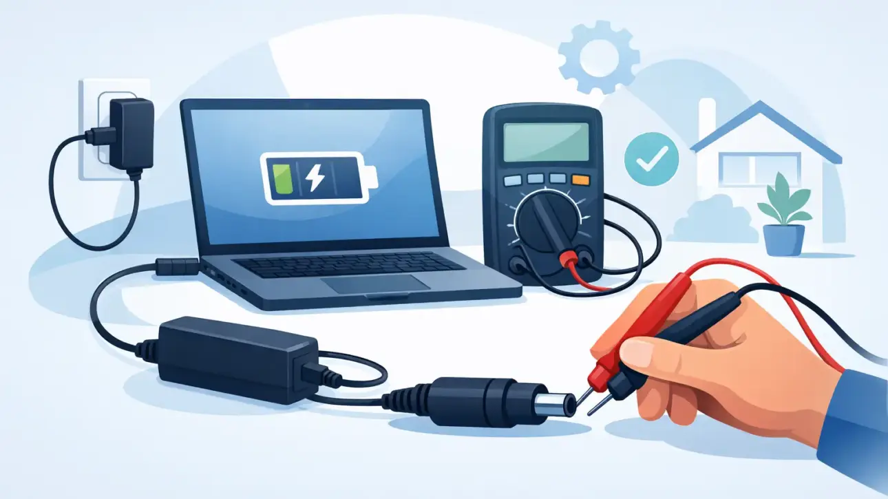 How to Test Laptop Charger Safely at Home