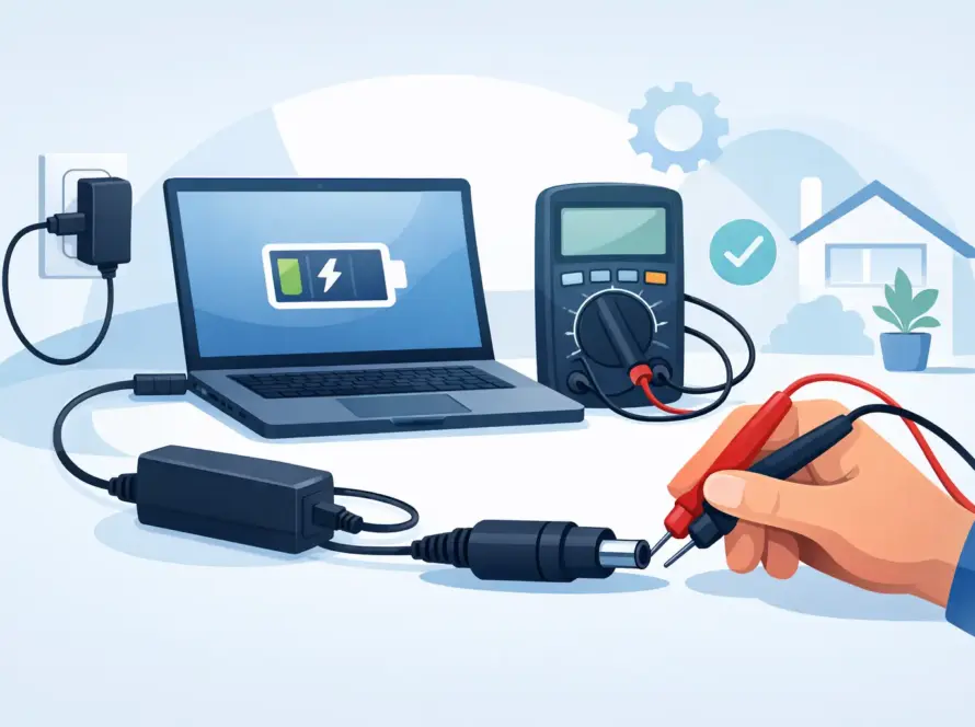 How to Test Laptop Charger Safely at Home